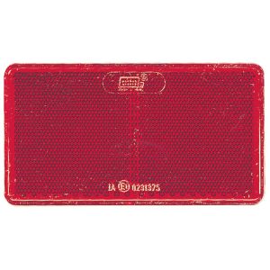 Narva 105mm X 55mm Red Self Adhesive Reflector (Blister Pack Of 2)