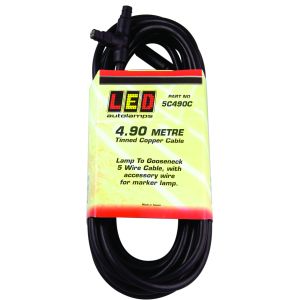 LED 4.9m Lamp To Gooseneck 5 Wire Cable