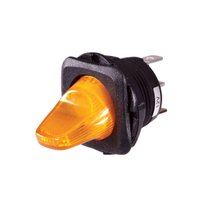 Narva SPST Off/On 12V Amber Illuminated Duckbill Toggle Switch (Blister Pack Of 1) 