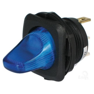 Narva SPST Off/On 12V Blue Illuminated Duckbill Toggle Switch (Blister Pack Of 1) 