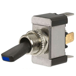 Narva SPST Off/On 12V Blue LED Heavy Duty Toggle Switch (Blister Pack Of 1) 