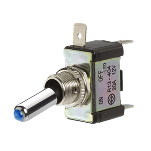 Narva SPST Off/On 12V Blue LED Toggle Switch (Blister Pack Of 1) 