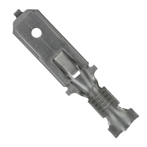 Un-Insulated 6.3mm Male Blade Crimp Terminal (Cable Size 3.05-4.32mm²) (Pack Of 100)