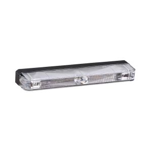 Narva 12-24V Blue LED Warning Light With 12 Flash Patterns (129 X 27 X 16mm)