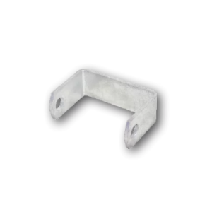 Ark Galvanised 4" Flat Boat Roller Bracket With 16mm Bore 