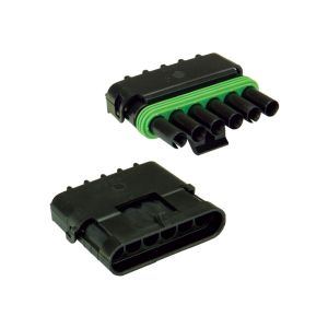 Quikcrimp 6 Pin Weatherpack Female Housing (Pack Of 50) 