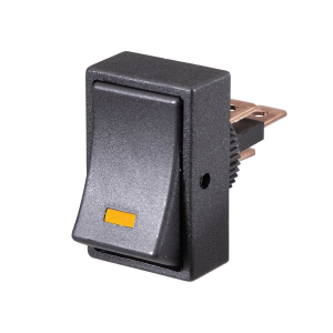 Narva SPST Off/On 12V Amber Illuminated Rocker Switch (Blister Pack Of 1)