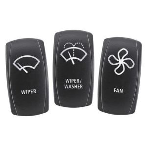 Narva Wiper, Wiper Washer & Fan Rocker Switch Actuator Panel Set 