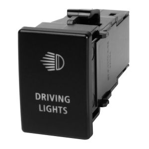 NARVA 12V BLUE LED DRIVING LIGHT D-MAX OE STYLE PUSH BUTTON SWITCH (BLISTER PACK OF 1)