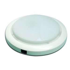 Q-LED 10-30V Interior Roof Light With On/Off Switch (178mm X 35mm Round) 