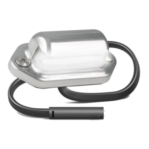 LED 12-24V CHROME LED NUMBER PLATE LIGHT WITH HARNESS PLUG