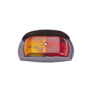 Narva Red/Amber Side Marker Light With Metal Safety Guard (140 X 71 X 36mm)
