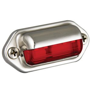 LED 12-24V Red Waterproof Interior/Exterior Courest Light (65 X 30 X 24mm)
