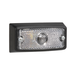 Narva White Front End Outline Marker Light With Rubber Boot (96 X 48 X 25mm)