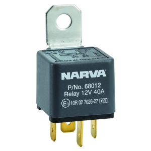 NARVA 12V 70 AMP 4 PIN RESISTOR PROTECTED NORMALLY OPEN RELAY (PACK OF 50)