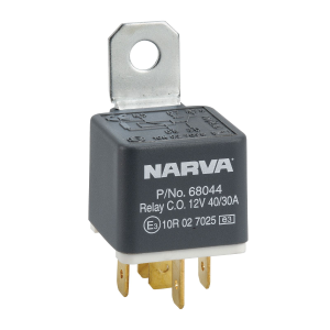 NARVA 12V 40/30 AMP 5 PIN RESISTOR PROTECTED CHANGE OVER RELAY (PACK OF 50)