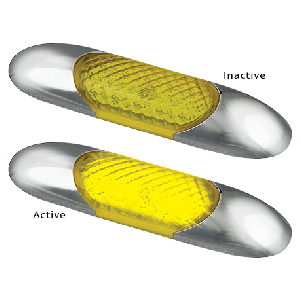 LED 12V Yellow Interior Courtesy Light (100 X 25 X 10mm) 