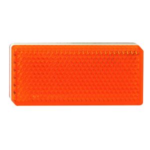 LED 70mm X 30mm Amber Self Adhesive Reflector (Pack Of 100)
