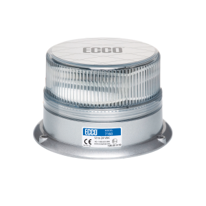ECCO 12-24V WHITE LED BEACON WITH 23 FLASH PATTERNS