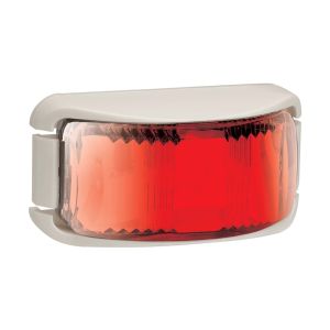 Narva 9-33V Red LED Rear Outline Marker Light With White Housing (74 X 38 X 26mm)