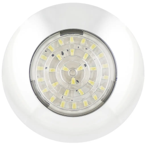 LED 24V Interior Light With White Bezel (75mm X 18mm)