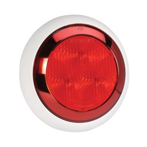 Narva 9-33V LED Stop/Tail Light With Chrome Dress Ring (150mm X 30mm Round)