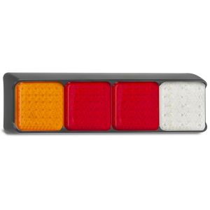 LED 12-24V Combination Tailight With Reverse Light (350 X 105 X 47mm)