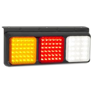LED 12V Combination Tailight With Reverse Light And  Mounting Bracket (Pack Of 2) 