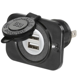 Narva Heavy Duty Flush Mount Dual USB Socket  