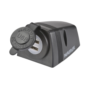Narva Heavy Duty Surface Mount Dual USB Socket  