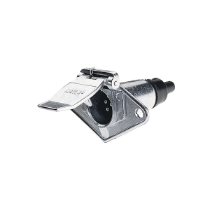 Narva 7 Pin Small Round Metal Trailer Socket  