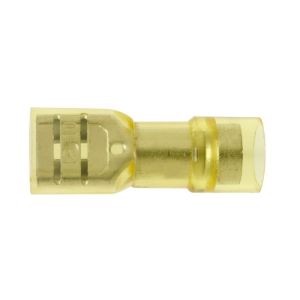 Hella Yellow Pc Fully Insulated Female Blade Crimp Terminal (Blister Pack Of 10)