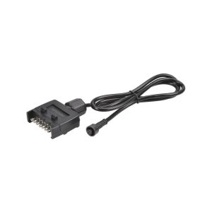 Narva 7 Pin Flat Trailer Plug With 1m Lead & Water Proof Connector 