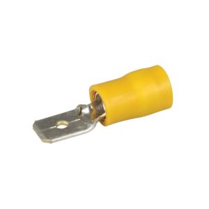 Hella Yellow Male Blade Crimp Terminal (Pack Of 11)