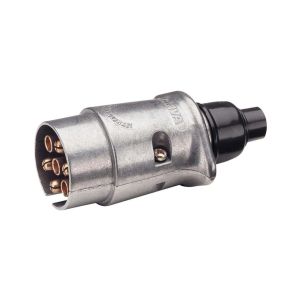 Narva 5 Pin Large Round Metal Trailer Plug (Min Buy Qty Of 25) 
