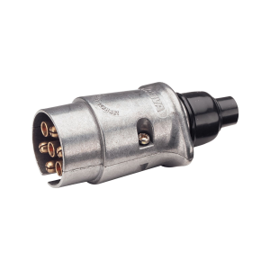 NARVA 5 PIN LARGE ROUND METAL TRAILER PLUG (PACK OF 25)