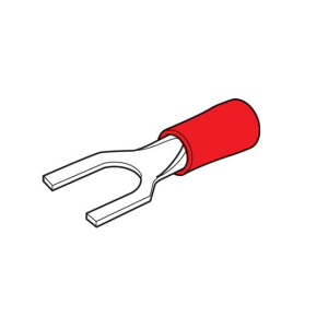 Hella Red 4mm Fork Crimp Terminal (Pack Of 21)