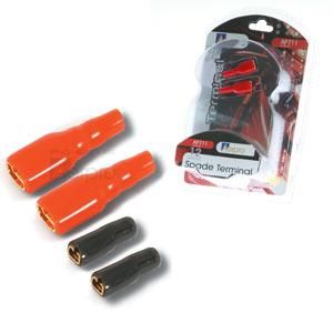Aerpro Speaker Type Terminal Set (Blister Pack Of 2 Large Red, 2 Small Black) 