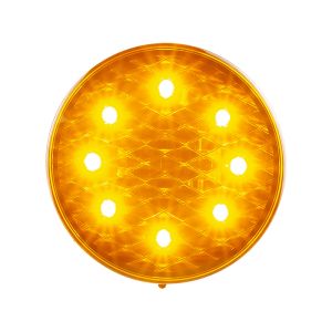 LED 12-24V Indicator Light With Clear Lens (80mm X 18mm Round) 