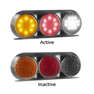 LED 12-24V Combination Tailight With Reverse Light (281 X 101 X 30mm) 