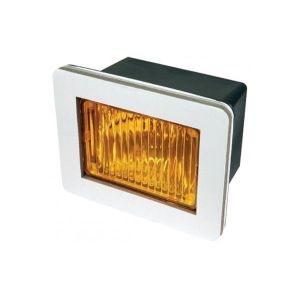 Hazard 12V LED Amber Bus Warning Light Adhesive Window Mount 