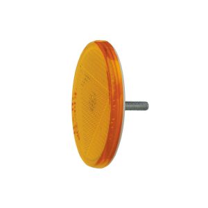Narva 65mm Round Amber Reflector With Fixing Bolt (Min Order Qty Of 50)