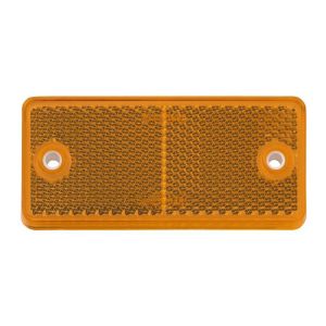 Narva 90mm X 40mm Amber Reflector With Dual Fixing Holes
