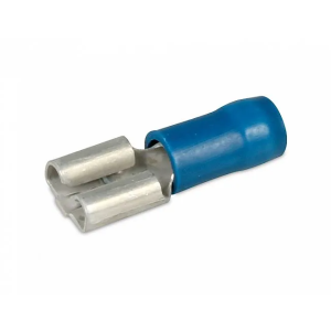 Hella Blue 6.3mm Female Blade Crimp Terminal (Pack Of 100)