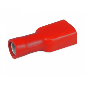 Hella Red 6.3mm Fully Insulated Female Blade Crimp Terminal (Pack Of 100)
