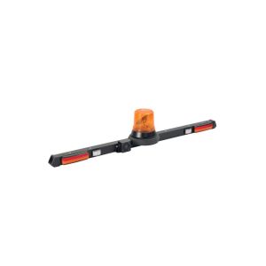Narva 1.2m Mine Bar With 12-24V LED Beacon, 10-30V LED Combo Lights & 92dB Broadband Reverse Alarm 