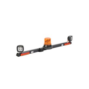 Narva 1.2m Mine Bar With 12-24V LED Rotating Beacon, 10-30V LED Combination & Reverse Lights, And 9-64V LED Worklights