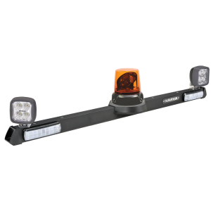 Narva 1.2m 12-24V Mine Bar With LED Beacon, Combo LED Tail, Reverse & Work Lights 