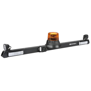 NARVA 12-24V UTILITY BAR WITH TAILIGHTS, SQUAWKER REVERSE ALARM, WORKLIGHTS & FRONT INDICATOR LIGHTS (85084BF)