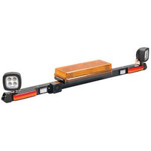 Narva 1.2m Mine Bar With 12-24V LED Mini Light Bar , 10-30V Combination Tailights, Reverse And Work Lights And 92dB Broadband Reverse Alarm